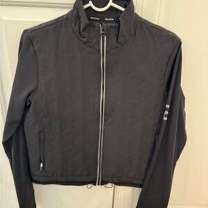 Peloton Quilted Jacket in Black